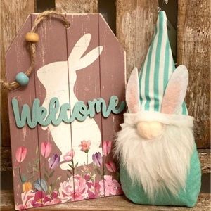 💙 Plush Easter Bunny Gnome Shelf Sitter 💙